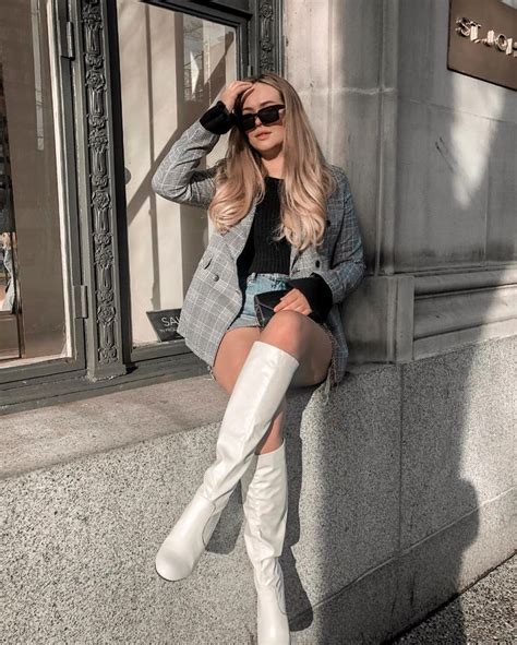 30 Outfits With White Boots To Inspire You All Year Lulus Com Fashion