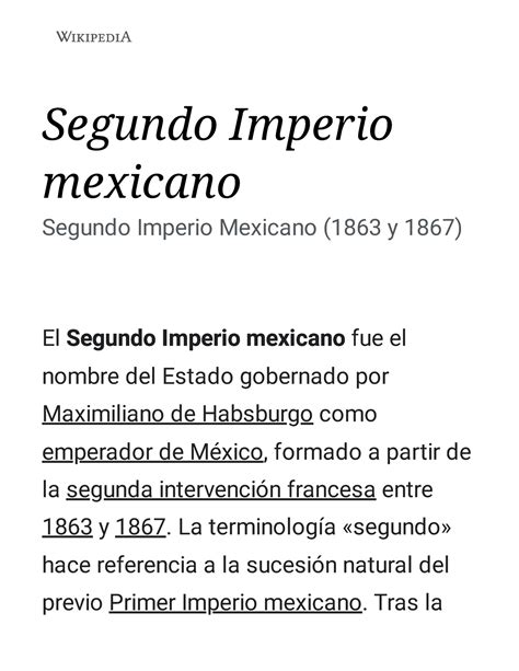 Segundo Imperio Mexicano Wikipedia La Enciclopedia Libre Segundo