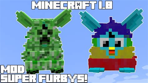 Minecraft 18 Mod Super Furbys Furby Mania Mod Español Youtube