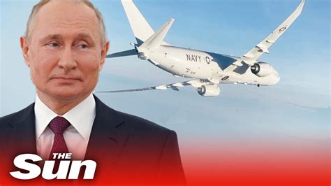 Russian Fighter Jets Buzz Us Spy Plane As Another Nato Ship In Black