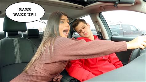 Passing Out While Driving Prank On Girlfriend Youtube