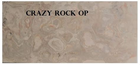 Slab Beige Crazy Rock Opaque Stone Veneer For Exterior Thickness 1mm