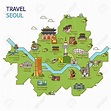 Mapas y planos de Seúl - Conmimochilacuestas
