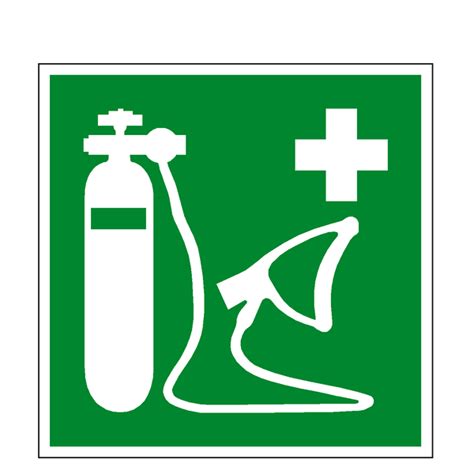 Oxygen Resuscitator Symbol Sign Pvc Safety Signs