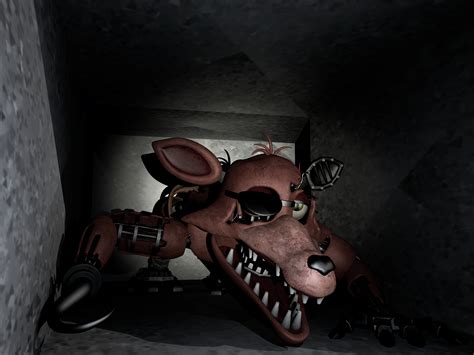 Withered Foxy in vent by CoolioArt on DeviantArt