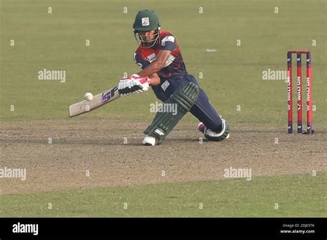 Fortune Barishal Cricket Player Afif Hossain In Action During The