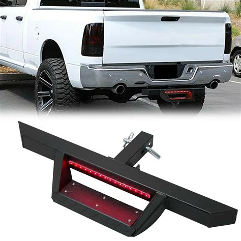Step Bar Bumper Guard Wled Brake Light Compatible With 2 Tow Trailer