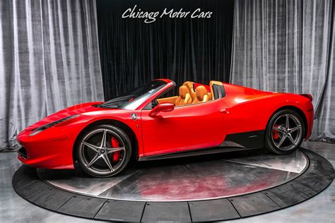 2012 Ferrari 458 Spider Chicago Motor Cars United States For Sale