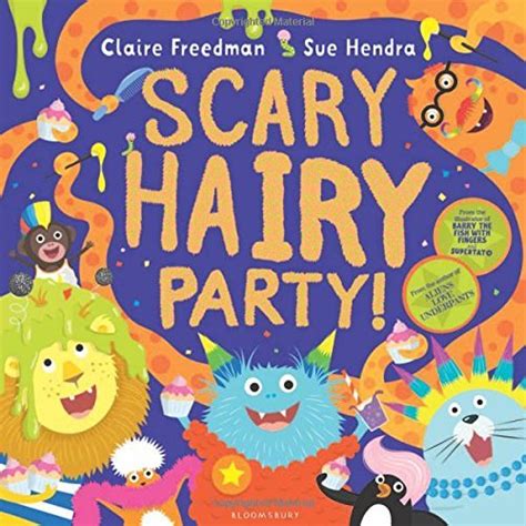 Scary Hairy Party Anglická Kniha