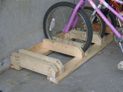 Wood Bike Rack Range V Los Id Es Pour La Maison Organisation De La Maison