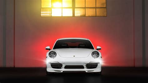 White Porsche 911 Coupe Car Hd Wallpaper Wallpaper Flare