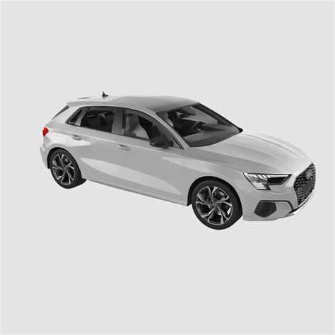 3d Model Audi A3 Sportback 30 G Tron 2021 Turbosquid 2012890