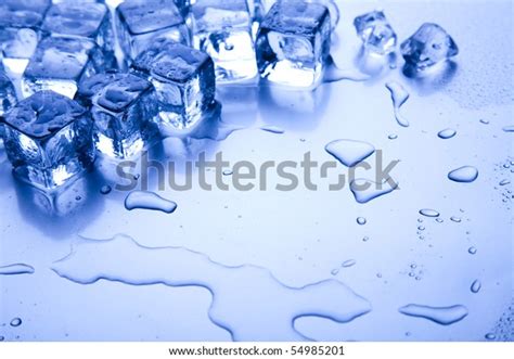 Cold Cool Ice Background Stock Photo Edit Now 54985201