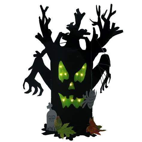 Northlight 25 Prelit Led Ghost Monster Twig Tree Halloween Decoration