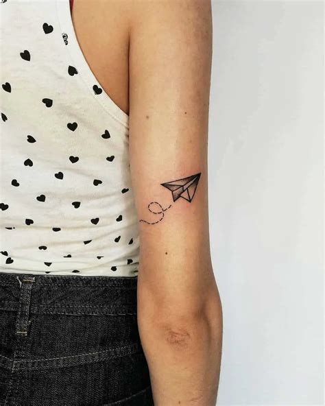 Top More Than 72 Paper Airplane Tattoo Best Ineteachers