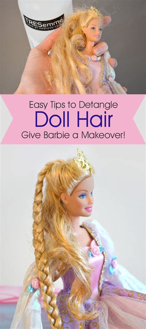 how to detangle doll hair barbie makeover tips create play travel
