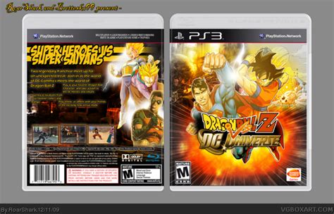 Dragonball z is a registered trademark of toei animation co., ltd. Dragon Ball Z vs DC Universe PlayStation 3 Box Art Cover by RoarShark