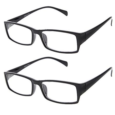 Fake Plastic Rim Clear Lens Plano Reading Glasses For Men And Women Ebay