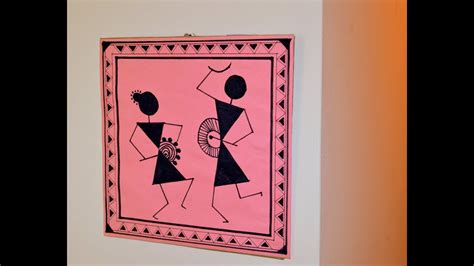 Warli Painting How To Make Warli Painting Acrylic Painting Warli