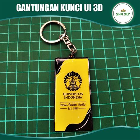 Jual Gantungan Kunci Unik Logo Universitas Ui Universitas Indonesia