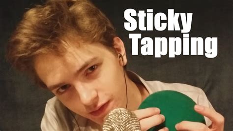 Asmr Sticky Tapping And Whispering Obviously Youtube