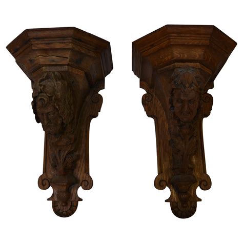 Pair Of Antique Corbels At 1stdibs