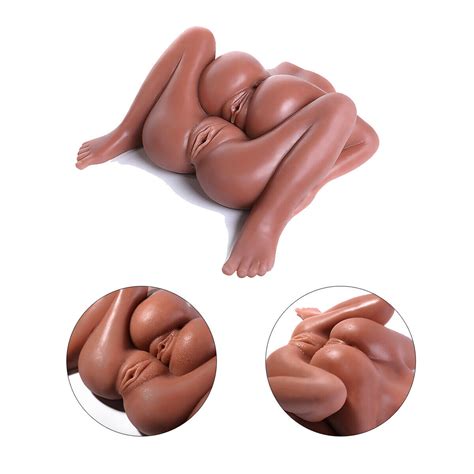 Silicone Lifelike Sex Doll Double Vagina Real Male