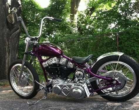 Harley Shovelhead In A Vl Frame Custom Chopper Bobber Panhead Knucklehead