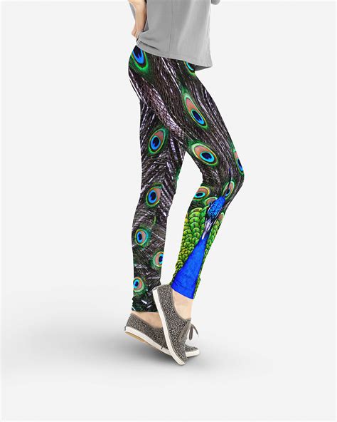 Peacock Leggings Brave New Look