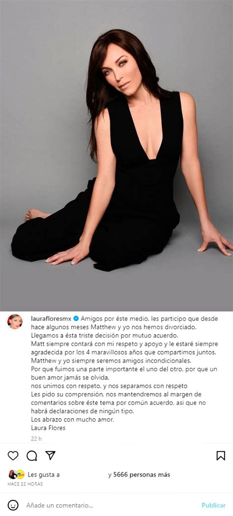 Laura Flores Anuncia Su Divorcio Sería El Quinto De La Actriz