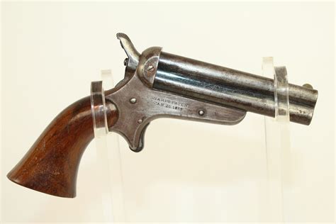 Sharps And Hankins Pepperbox Deringer Derringer Pistol Antique Firearm