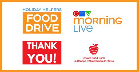 Ctv Morning Lives Holiday Helpers Results — Thank You Ottawa Food Bank