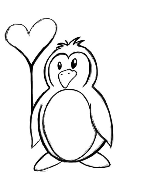 Find more cartoon penguin coloring page pictures from our search. Penguin Drawing Cartoon at GetDrawings | Free download