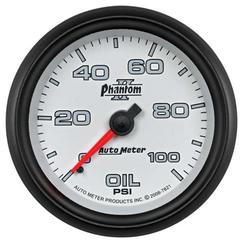Atm 7821 2 58 Phantom Ii Oil Pressure Gauge 0 10 Wsp Performance