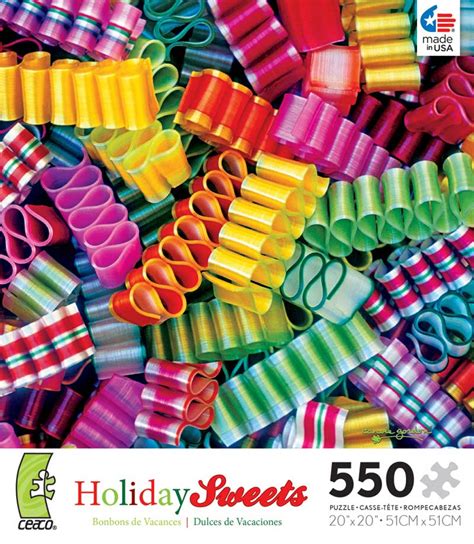 Holiday Sweets Ribbon Candy Jigsaw Puzzle