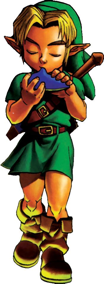 Link Ocarina Of Time Png Legend Of Zelda Ocarina Of Time Free