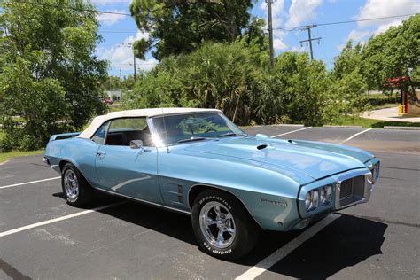 Used 1969 Pontiac Firebird Convertible For Sale 34000 Muscle Cars