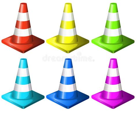 Traffic Cones Stock Illustration Illustration Of Security 26251028