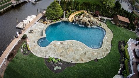 Custom Inground Pool Design And Install Oceanport Nj