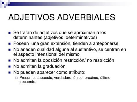 Ppt El Adjetivo Powerpoint Presentation Free Download Id5516443