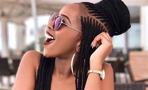 It also draws attention to your jawline, making it look more pointed. #ZAlebsBeauty - Different types of braids and what they ...