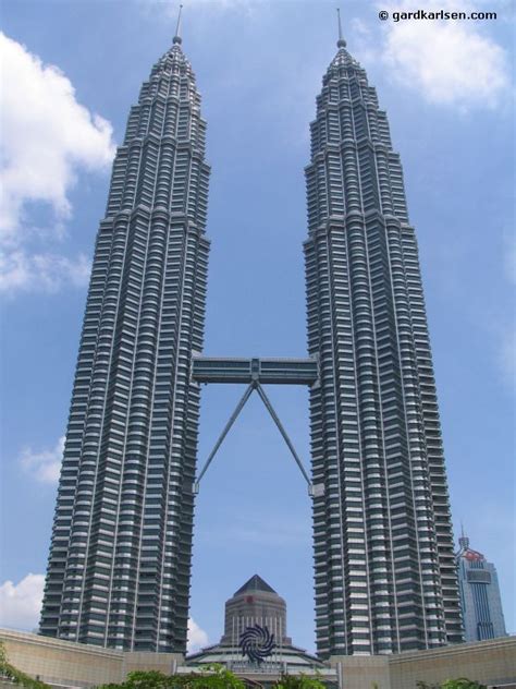 Their altitude is 452 meters. BEST STRUCTURES : Petronas Towers Kuala Lumpur, Malaysia