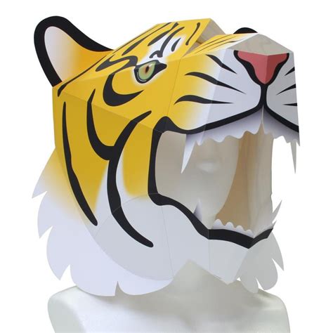 Full Head Mask Tiger Full Head Mask Event Paper Craft Canon