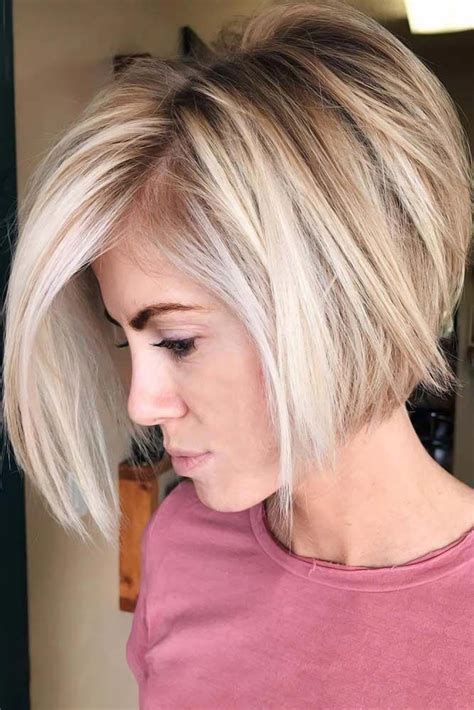 Stylish Layered Bob Hairstyles Stacked Haircuts Thick Hair Styles