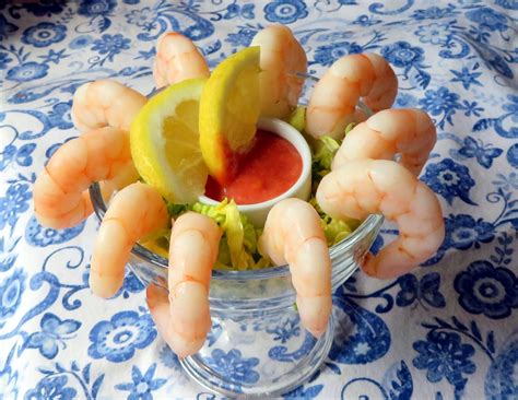 Fine Dining Shrimp Cocktail Presentation