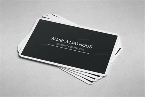 Simple Design Business Cards 002511 Template Catalog
