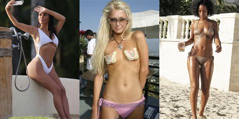 The Craziest Celebrity Swimsuits Celebrity In Sexy Swimsuits