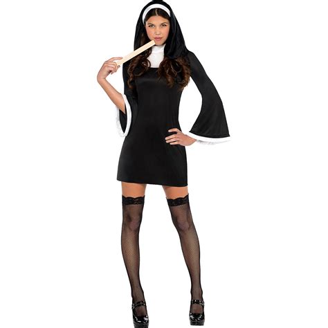 Blessed Babe Nun Halloween Costume For Women Extra Large With