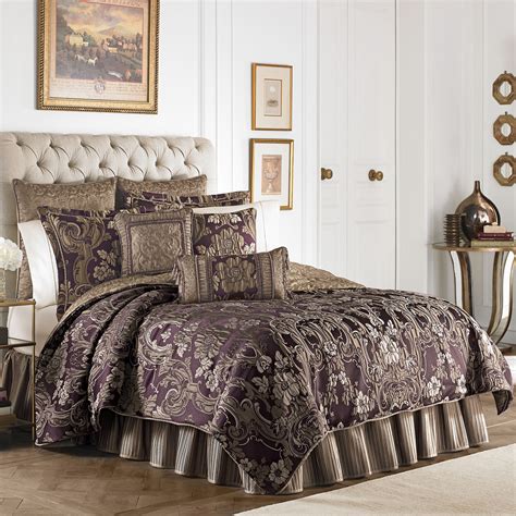 Shop croscill dianella 4pc king comforter set online at macys.com. Everly Plum 4-Piece Comforter Set by Croscill - Bedding ...
