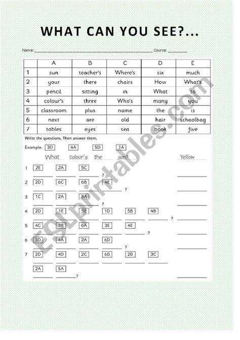 What Can You See Esl Worksheet By Yiara